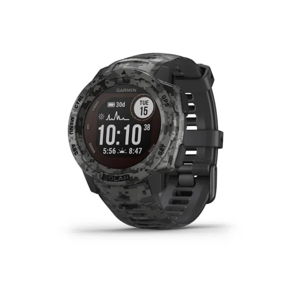 Meilleur prix 🧨 Randonnee Pedestre Garmin Montre Montre Instinct Solar Camo Edition Garmin Garmin 🔔 1