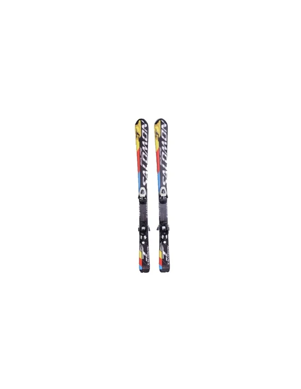 Ski Salomon Equipe Junior Taille 110cm, 120cm, 130cm, 140cm + Fix 1