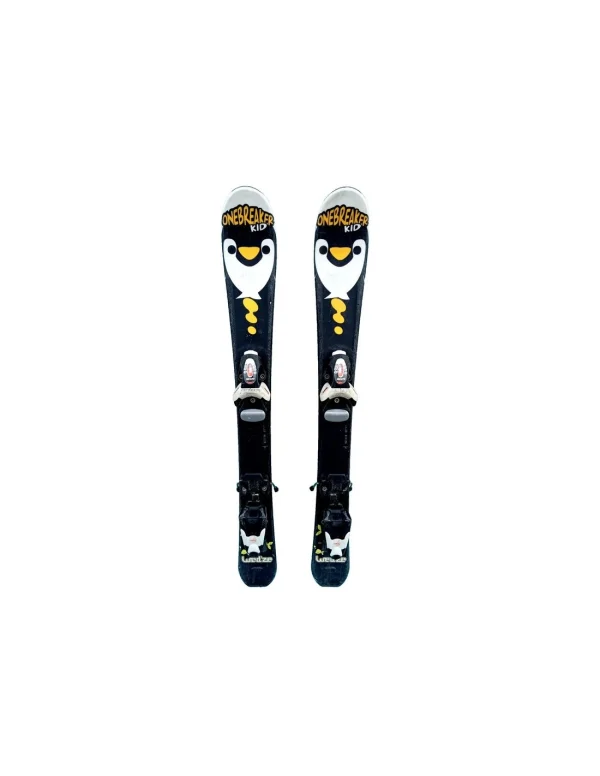 Ski Wedze Onebreaker Jaune Taille 80cm + Fix 1